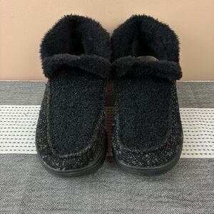 Hey Dude Denny Ankle Bootie Women's Size 8 Sparkling Black Lightweight Boots